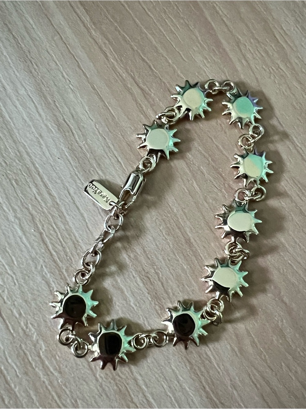 Sunburst Link Bracelet - Gold Tone 14K -Kara Yoo
